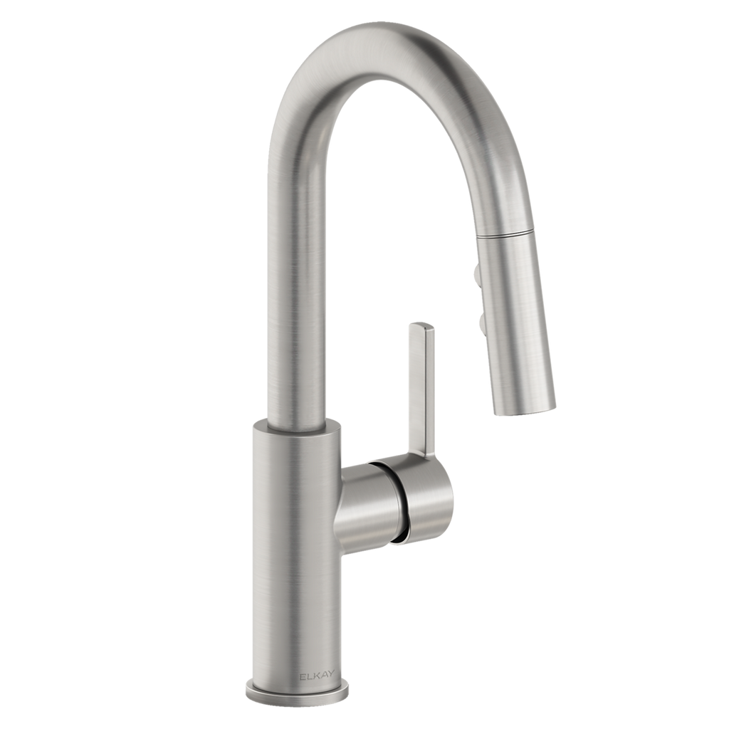 Elkay Avado Grifo para Bar y Prep — Acero Lustroso