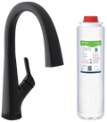 Elkay Avado Grifo de Cocina Extraíble — Negro Mate