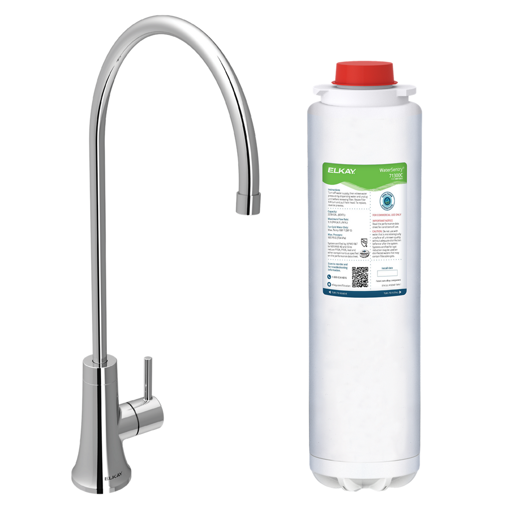 Elkay Avado Llave para Agua Filtrada — Cromo