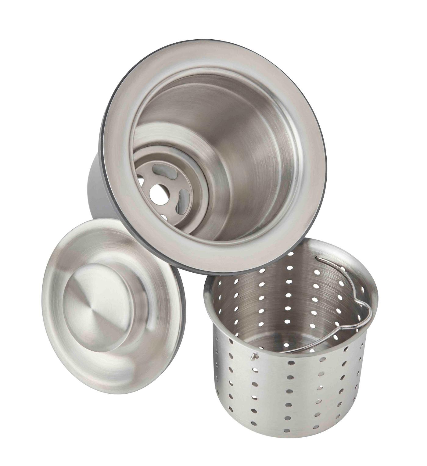 Elkay Tarja Lustertone Iconix® Calibre 18 Acero Inoxidable 31-1/4" x 20-1/2" x 9" de Dos Tazones Bajo Cubierta with Right Small Bowl — vista de producto