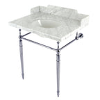 Kingston Brass Habsburg lavabo consola — Cromo Pulido