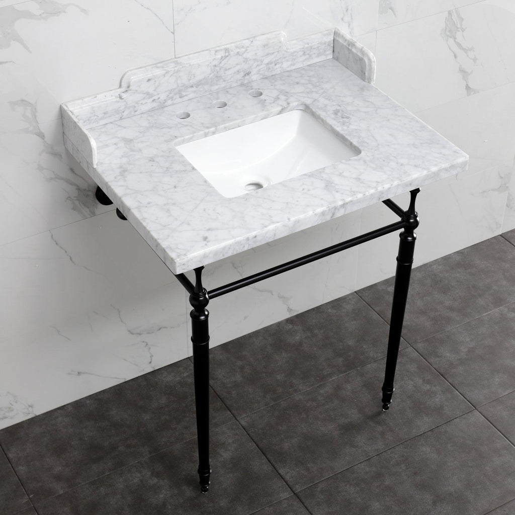 Kingston Brass Habsburg lavabo consola — vista