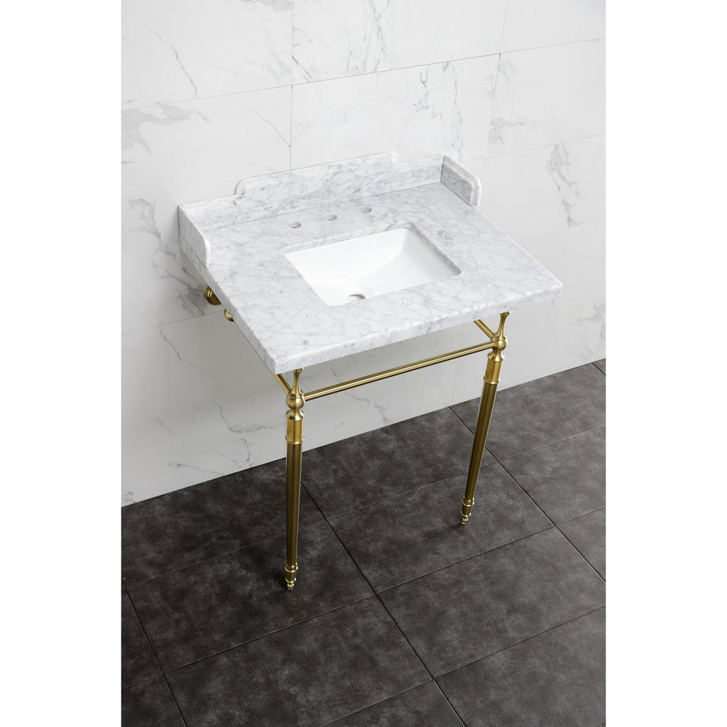 Kingston Brass Habsburg lavabo consola — vista