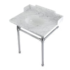Kingston Brass Dreyden lavabo consola — Cromo Pulido