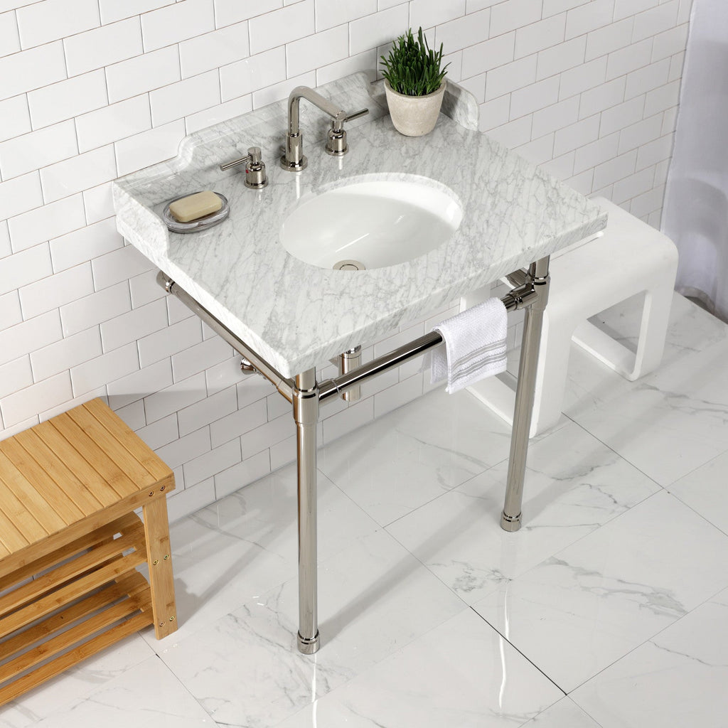 Kingston Brass Dreyden lavabo consola — vista