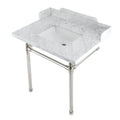 Kingston Brass Wesselman lavabo consola — Níquel Pulido
