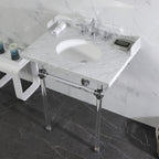 Kingston Brass Pemberton lavabo consola — vista
