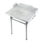 Kingston Brass Pemberton lavabo consola — Cromo Pulido