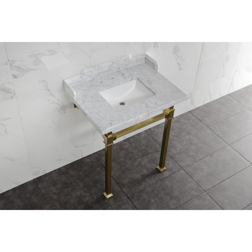 Kingston Brass Viceroy lavabo consola — vista
