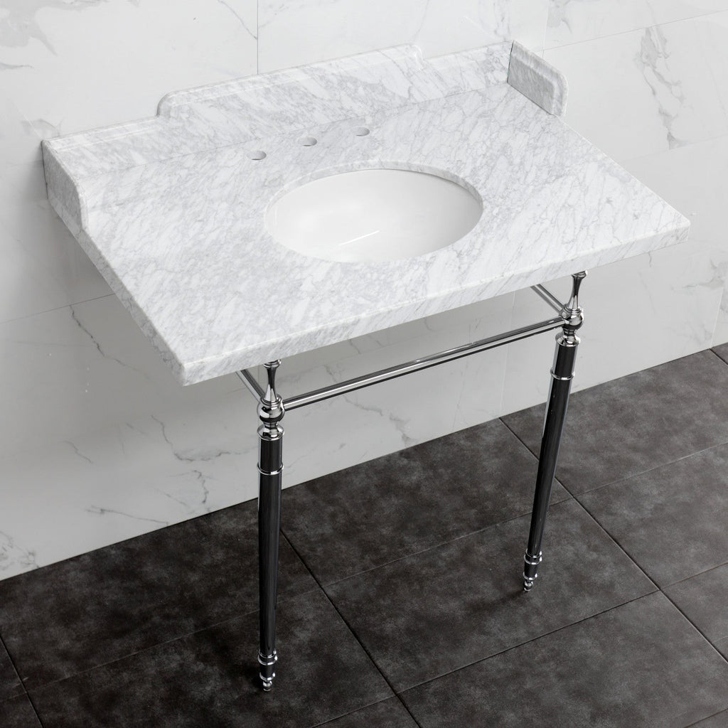Kingston Brass Habsburg lavabo consola — vista