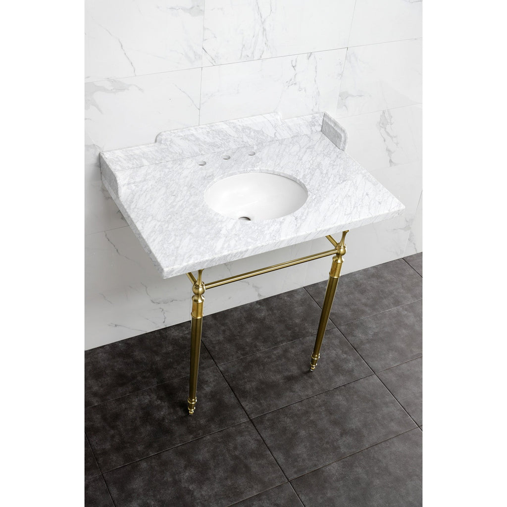 Kingston Brass Habsburg lavabo consola — vista