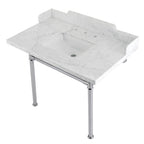 Kingston Brass Wesselman lavabo consola — Cromo Pulido