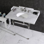 Kingston Brass Pemberton lavabo consola — vista