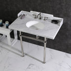 Kingston Brass Pemberton lavabo consola — vista
