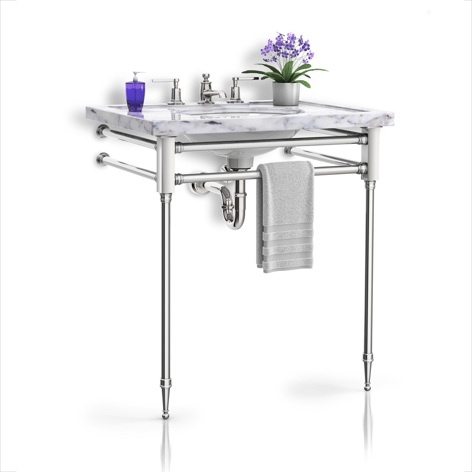 Stone Forest Vintage — Stone Forest Vintage Lavabo de Mármol 27"