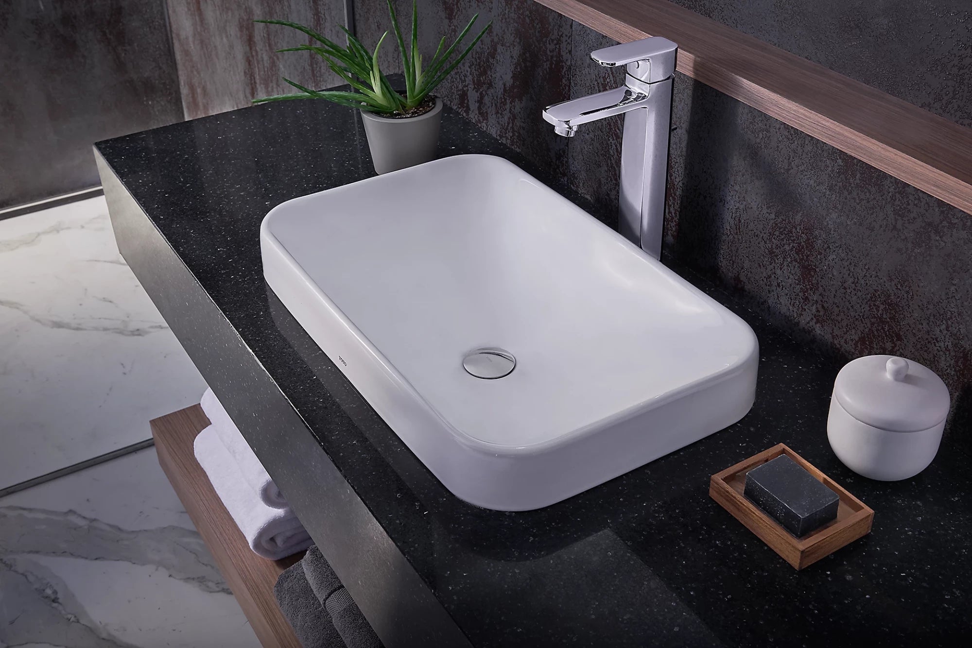 Lavabo TOTO Arvina Sobreponer rectangular