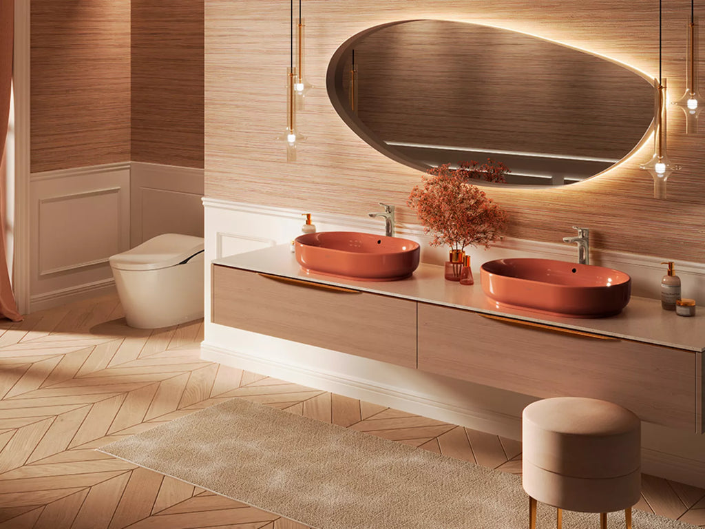 Lavabo TOTO Sobreponer ovalado