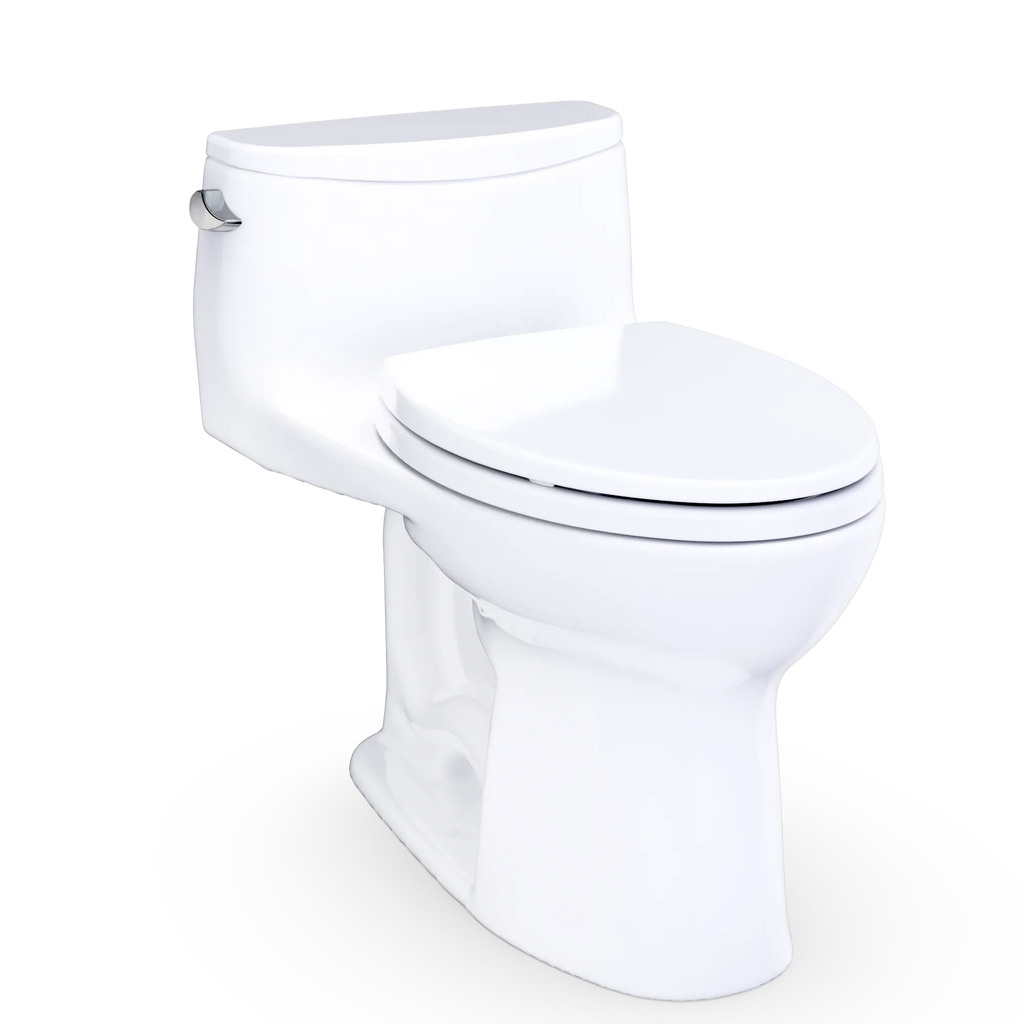 Inodoro TOTO Ultramax Low Profile de Una Pieza, color Blanco