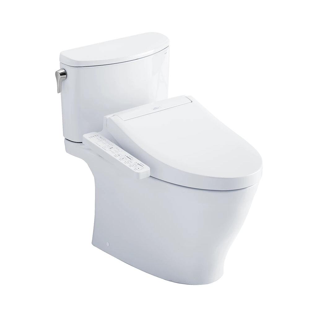 Inodoro TOTO Nexus 1G de Dos Piezas con WASHLET+ S5, color Blanco