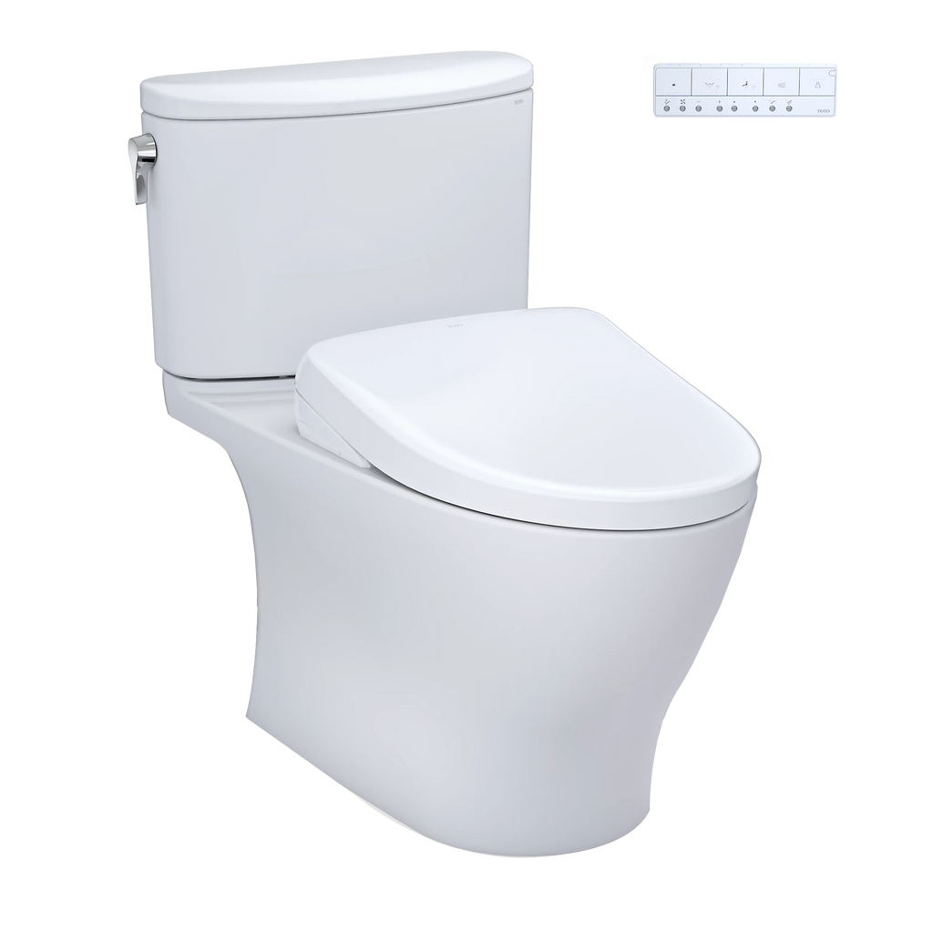 Inodoro TOTO Nexus de Dos Piezas con WASHLET+ S2, color Blanco