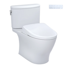Inodoro TOTO Nexus 1G de Dos Piezas con WASHLET+ S2, color Blanco