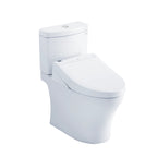 Inodoro TOTO Aquia IV de Dos Piezas con WASHLET+ S5, color Blanco