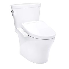 TOTO Aquia® IV Arc Inodoro de Dos Piezas con WASHLET®+ S2 · Altura Universal - Blanco