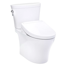 Inodoro TOTO Aquia IV Arc de Dos Piezas con WASHLET+ S5, color Blanco