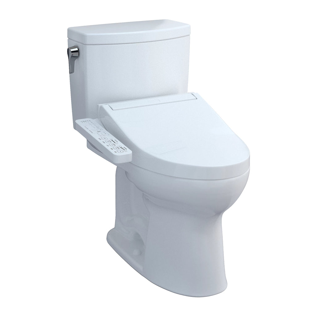 Inodoro TOTO Drake II 1G de Dos Piezas con WASHLET+ S2, color Blanco