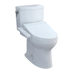 Inodoro TOTO Drake II 1G de Dos Piezas con WASHLET+ S2, color Blanco