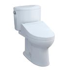 Inodoro TOTO Drake II de Dos Piezas con WASHLET+ S5, color Blanco