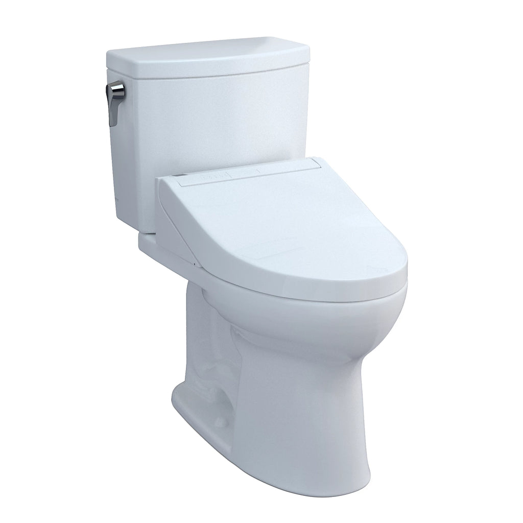 Inodoro TOTO Drake II 1G de Dos Piezas con WASHLET+ S5, color Blanco