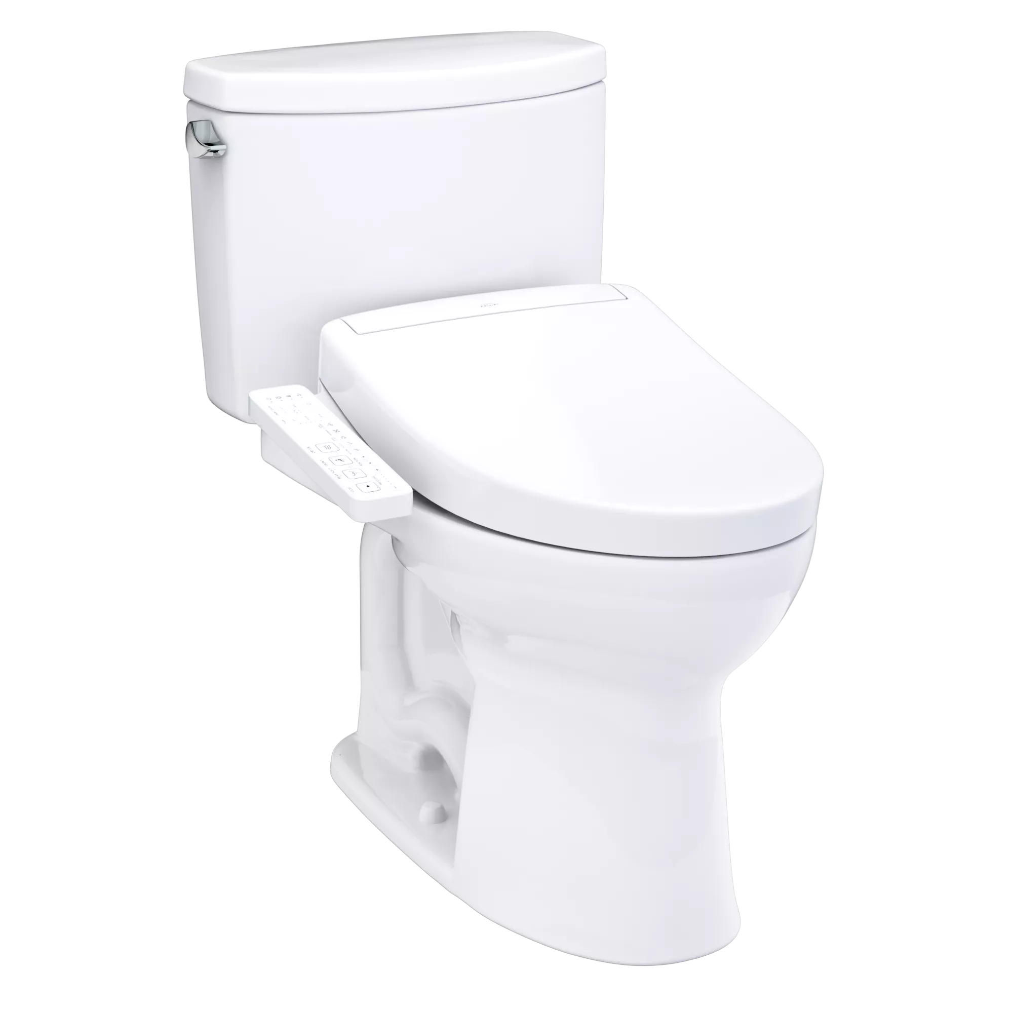 Inodoro TOTO Drake II 1G de Dos Piezas con WASHLET+ S2, color Blanco