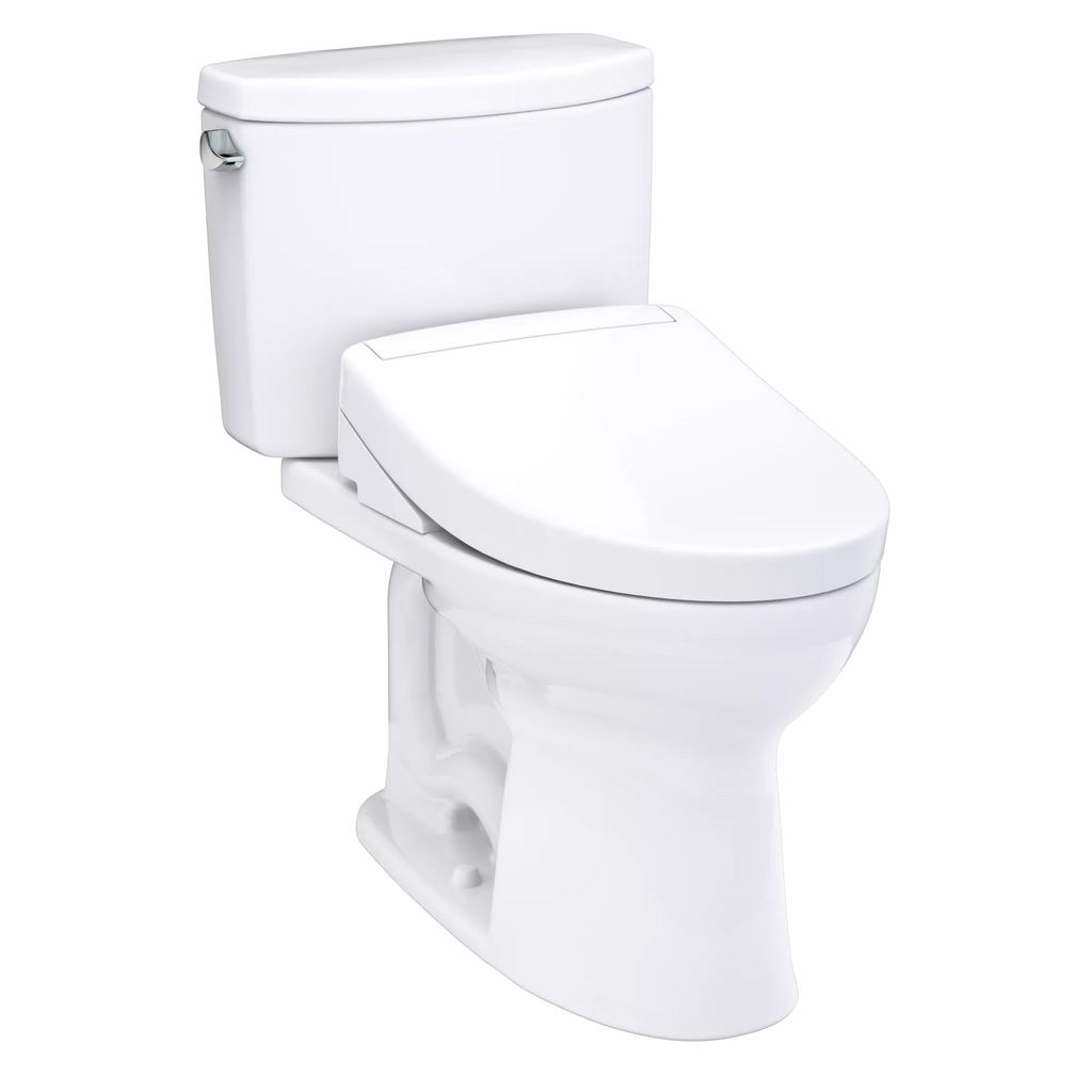 Inodoro TOTO Drake II de Dos Piezas con WASHLET+ S5, color Blanco