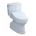 Inodoro TOTO Vespin II de Dos Piezas con WASHLET+ S2, color Blanco