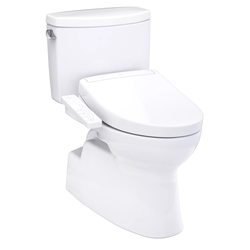 Inodoro TOTO Vespin II 1G de Dos Piezas con WASHLET+ S5, color Blanco