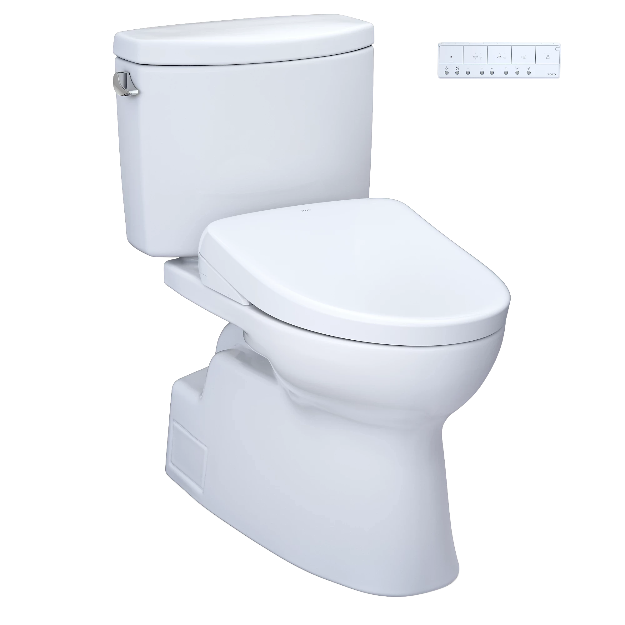 Inodoro TOTO Vespin II de Dos Piezas con WASHLET+ S7A, color Blanco