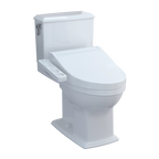 Inodoro TOTO Connelly de Dos Piezas con WASHLET+ S5, color Blanco