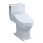 Inodoro TOTO Connelly de Dos Piezas con WASHLET+ S2, color Blanco