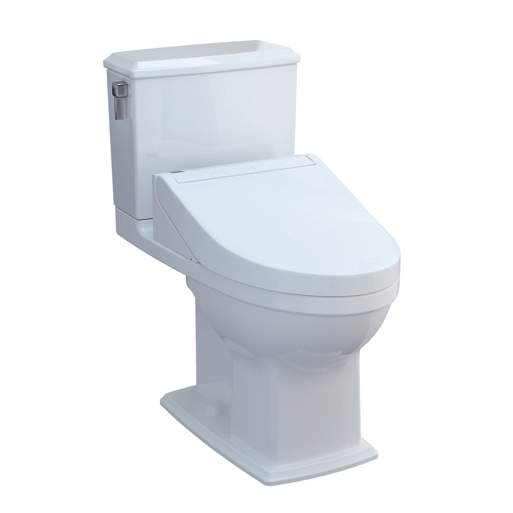 Inodoro TOTO Connelly de Dos Piezas con WASHLET+ S5, color Blanco