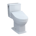 Inodoro TOTO Connelly de Dos Piezas con WASHLET+ S5, color Blanco