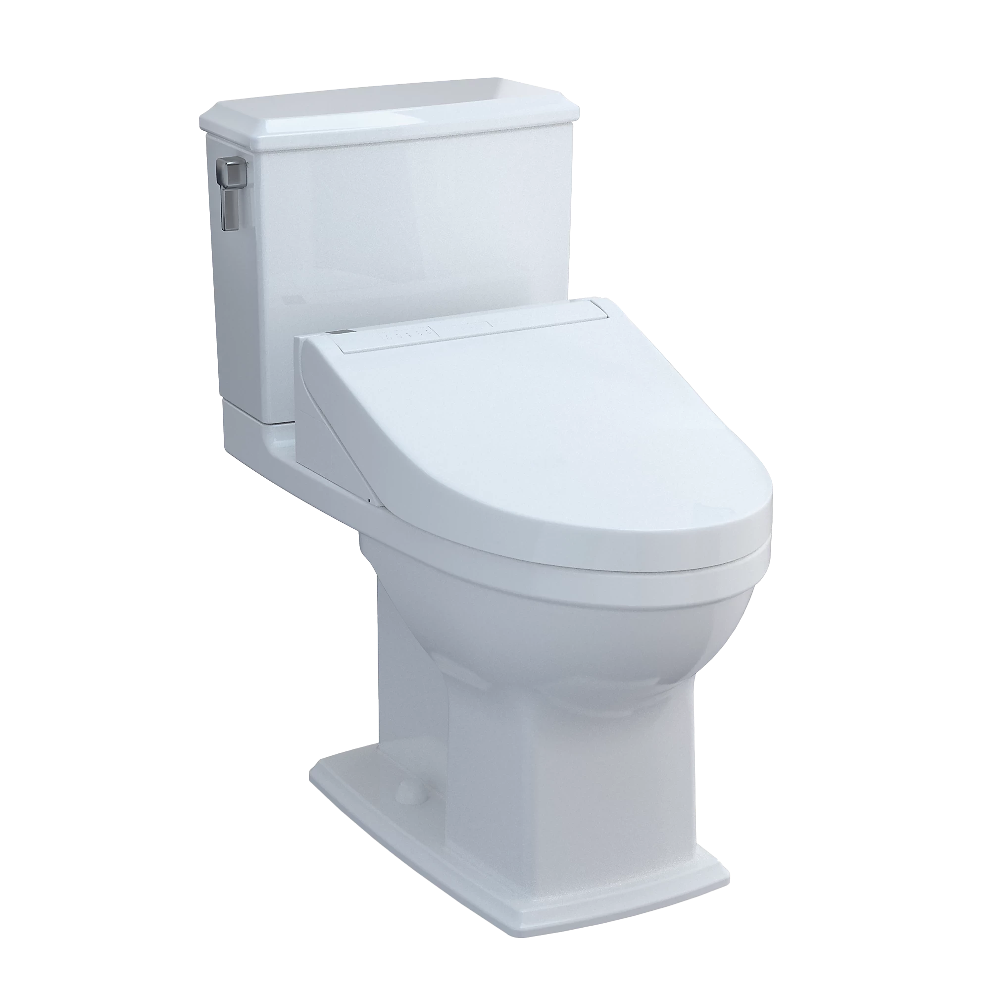 Inodoro TOTO Connelly de Dos Piezas con WASHLET+ S5, color Blanco