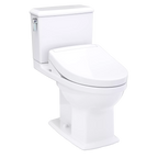 Inodoro TOTO Connelly de Dos Piezas con WASHLET+ S2, color Blanco