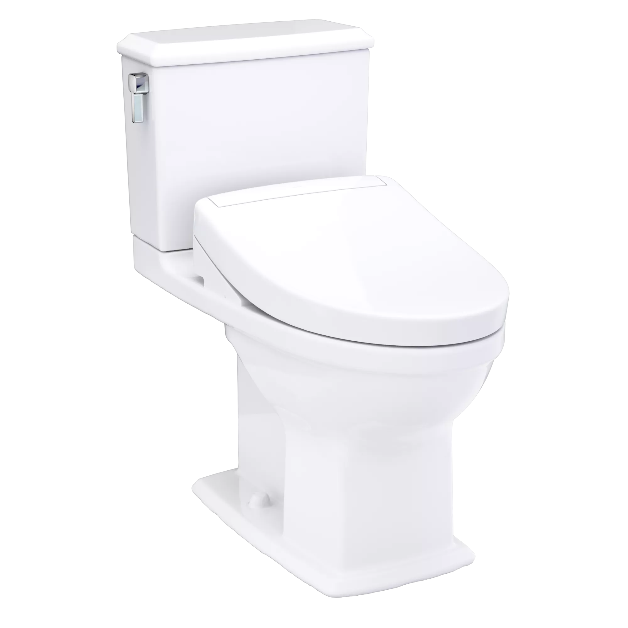 Inodoro TOTO Connelly de Dos Piezas con WASHLET+ S2, color Blanco