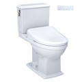 Inodoro TOTO Connelly de Dos Piezas con WASHLET+ S7, color Blanco