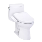 Inodoro TOTO UltraMax II de Una Pieza con WASHLET+ S7, color Blanco