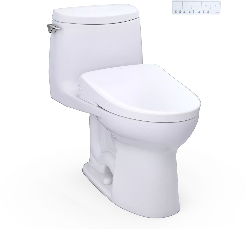 Inodoro TOTO UltraMax II 1G de Una Pieza con WASHLET+ S2, color Blanco