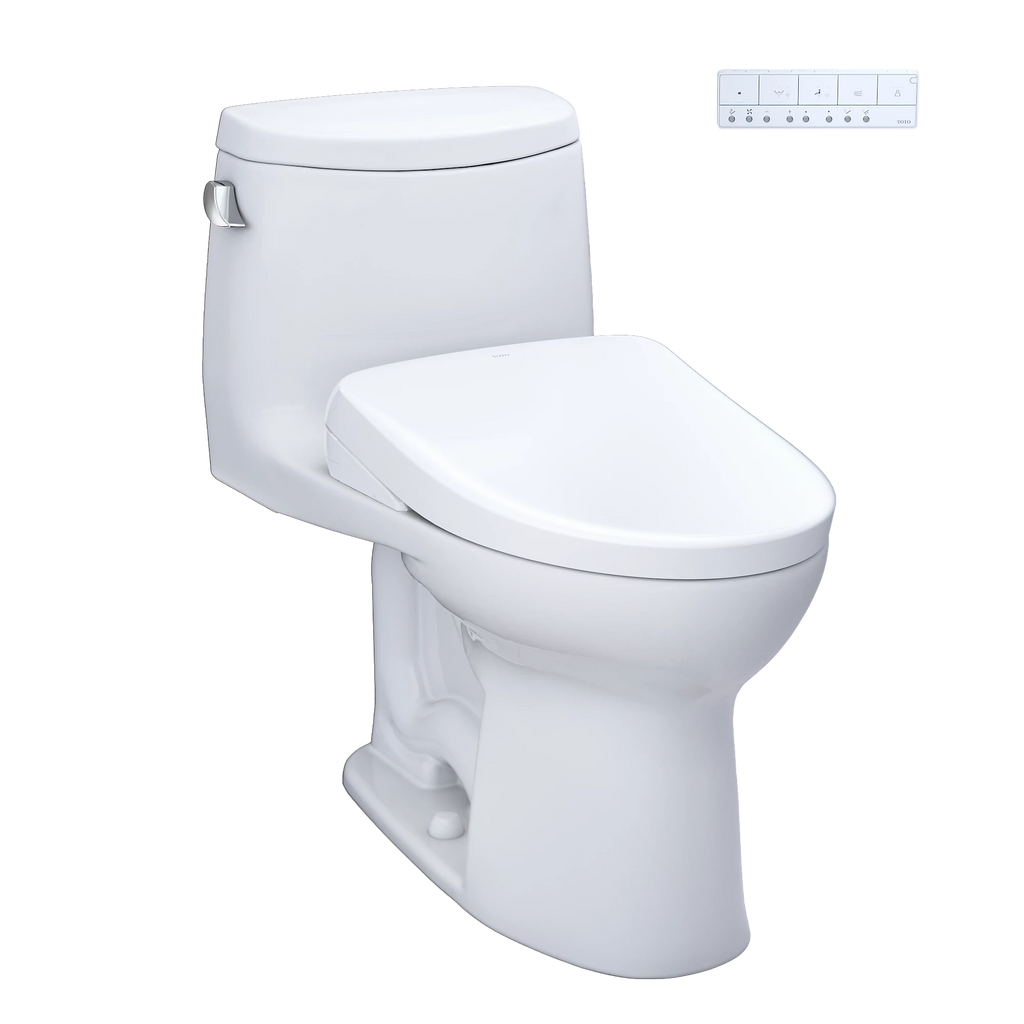 Inodoro TOTO UltraMax II de Una Pieza con WASHLET+ S7A, color Blanco
