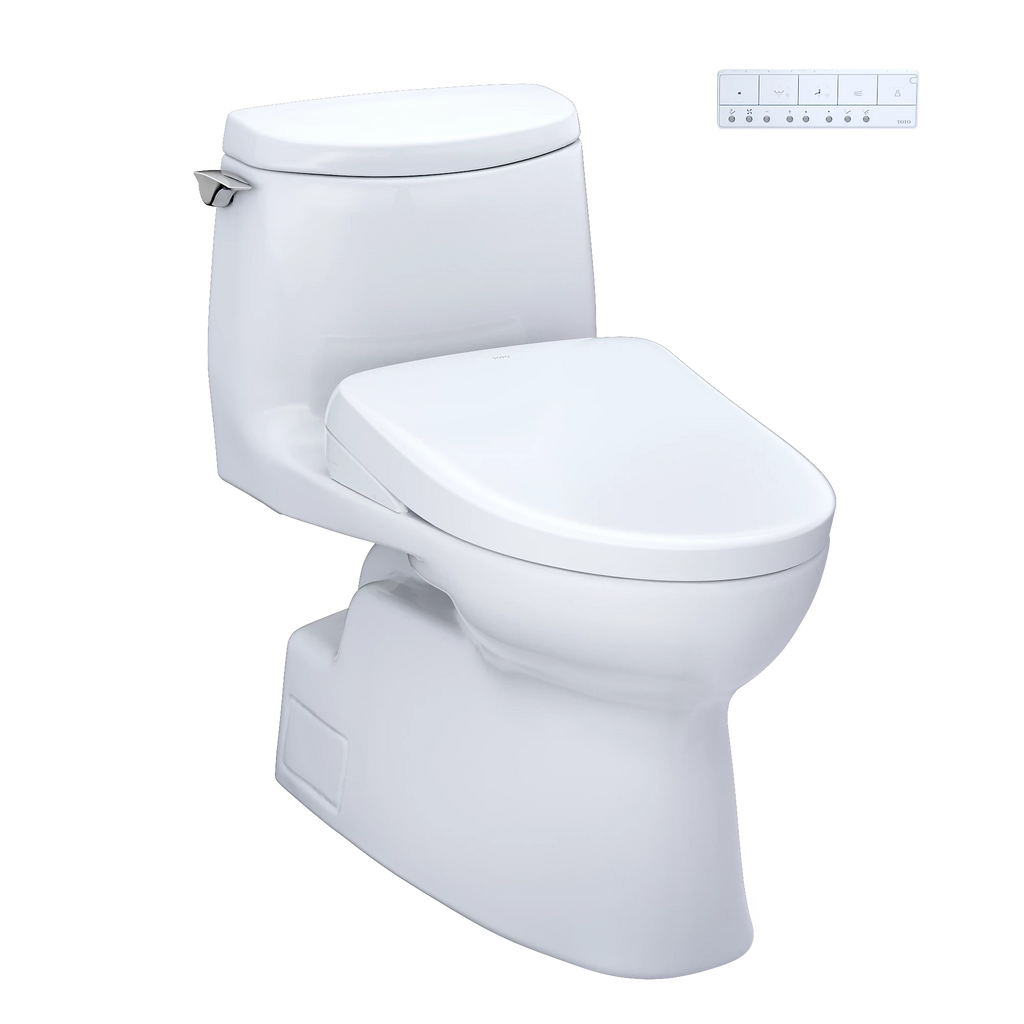 Inodoro TOTO Carlyle II 1G de Una Pieza con WASHLET+ S2, color Blanco