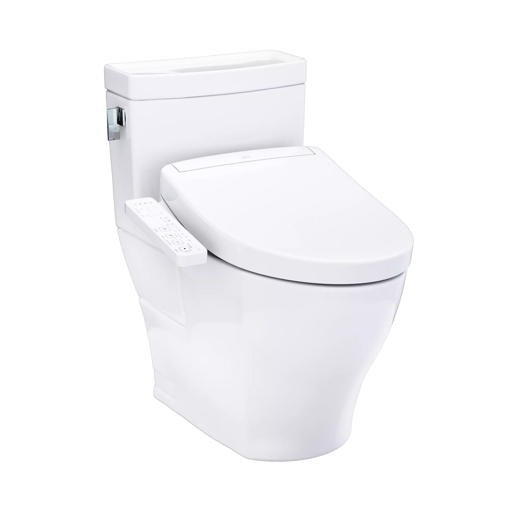 Inodoro TOTO Legato de Una Pieza con WASHLET+ S7, color Blanco